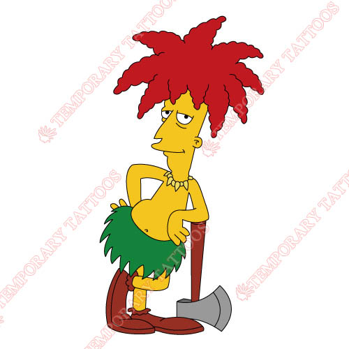 The Simpsons Customize Temporary Tattoos Stickers NO.3663
